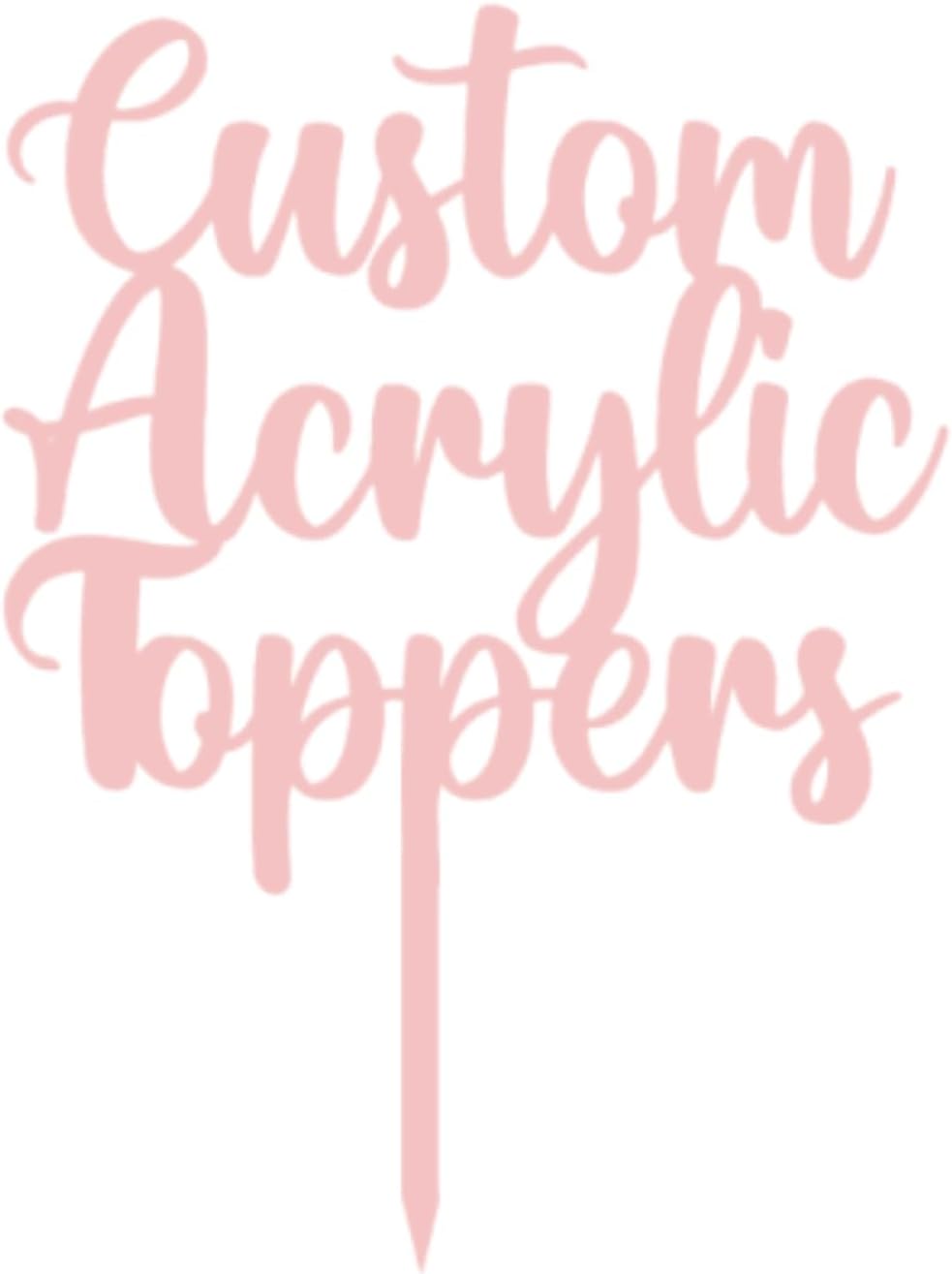 Custom Acrylic Cake Topper with Name – Personalised for All Occasions | DISPLAY & WONDER