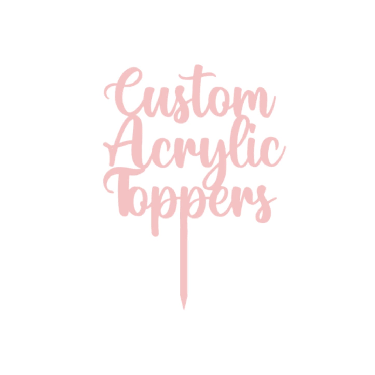 Acrylic Custom Cake Topper | Personalised Cake Toppers | Happy Birthday | Wedding Decoration Table Centre Piece Party Decoration | Strong 3mm Acrylic | Custom Cake Acrylic Topper by Display and Wonder