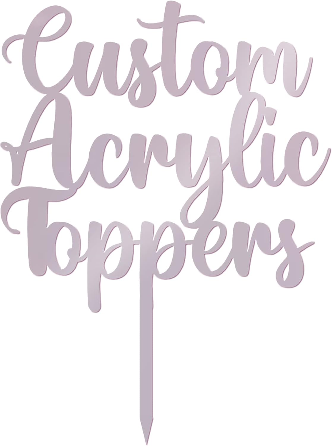 Custom Acrylic Cake Topper with Name – Personalised for All Occasions | DISPLAY & WONDER