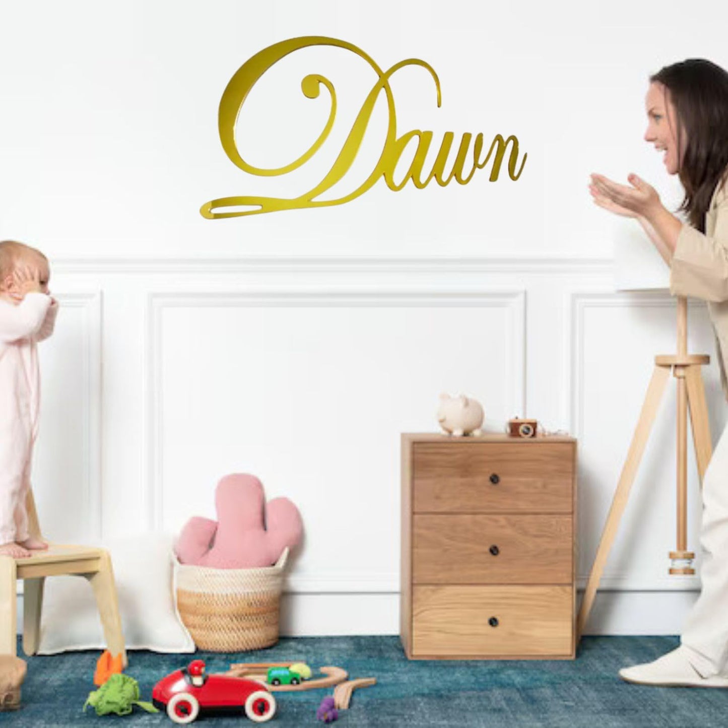 Personalised Wooden & Acrylic Name Signs by DISPLAY & WONDER