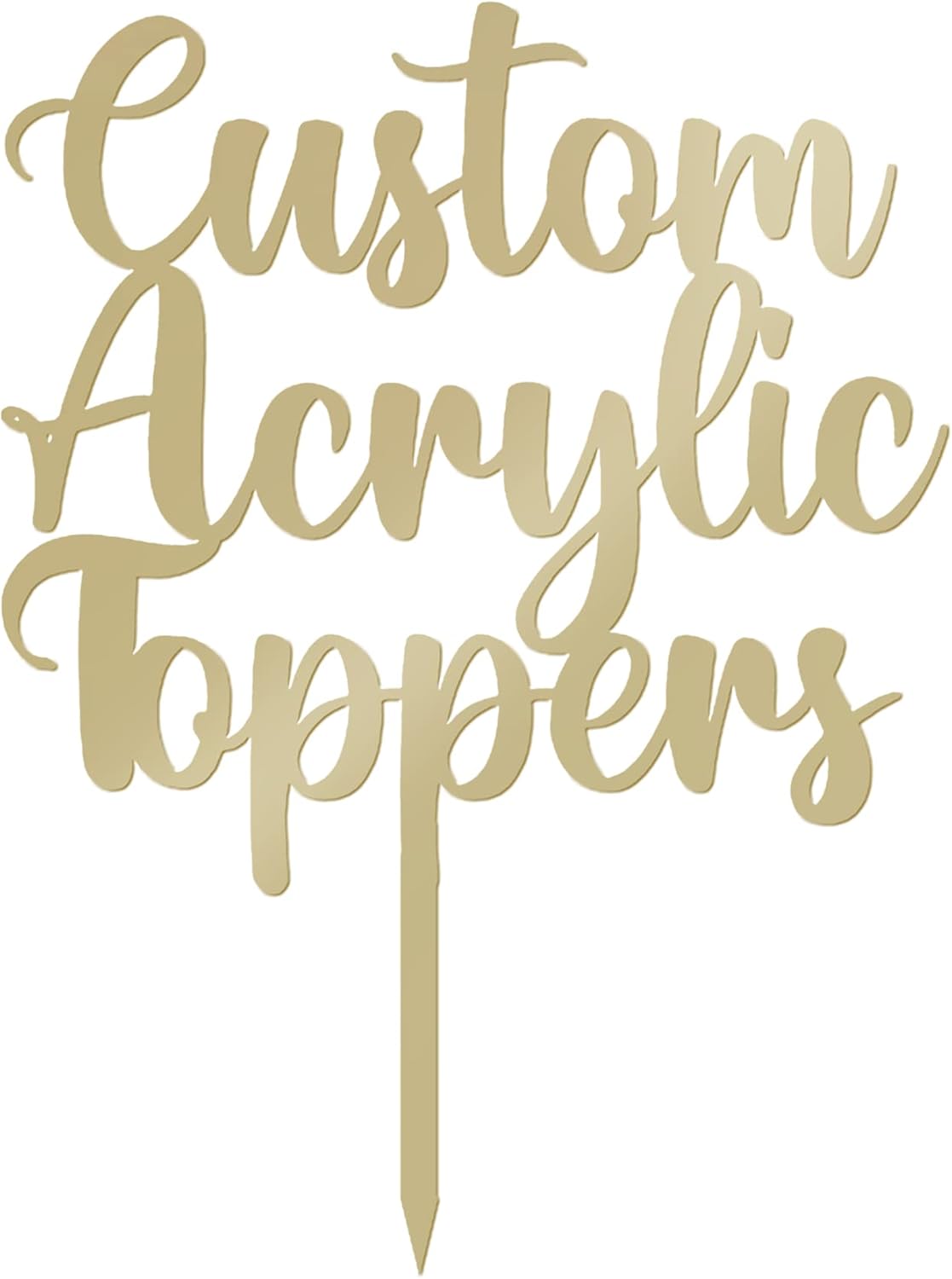 Custom Acrylic Cake Topper with Name – Personalised for All Occasions | DISPLAY & WONDER