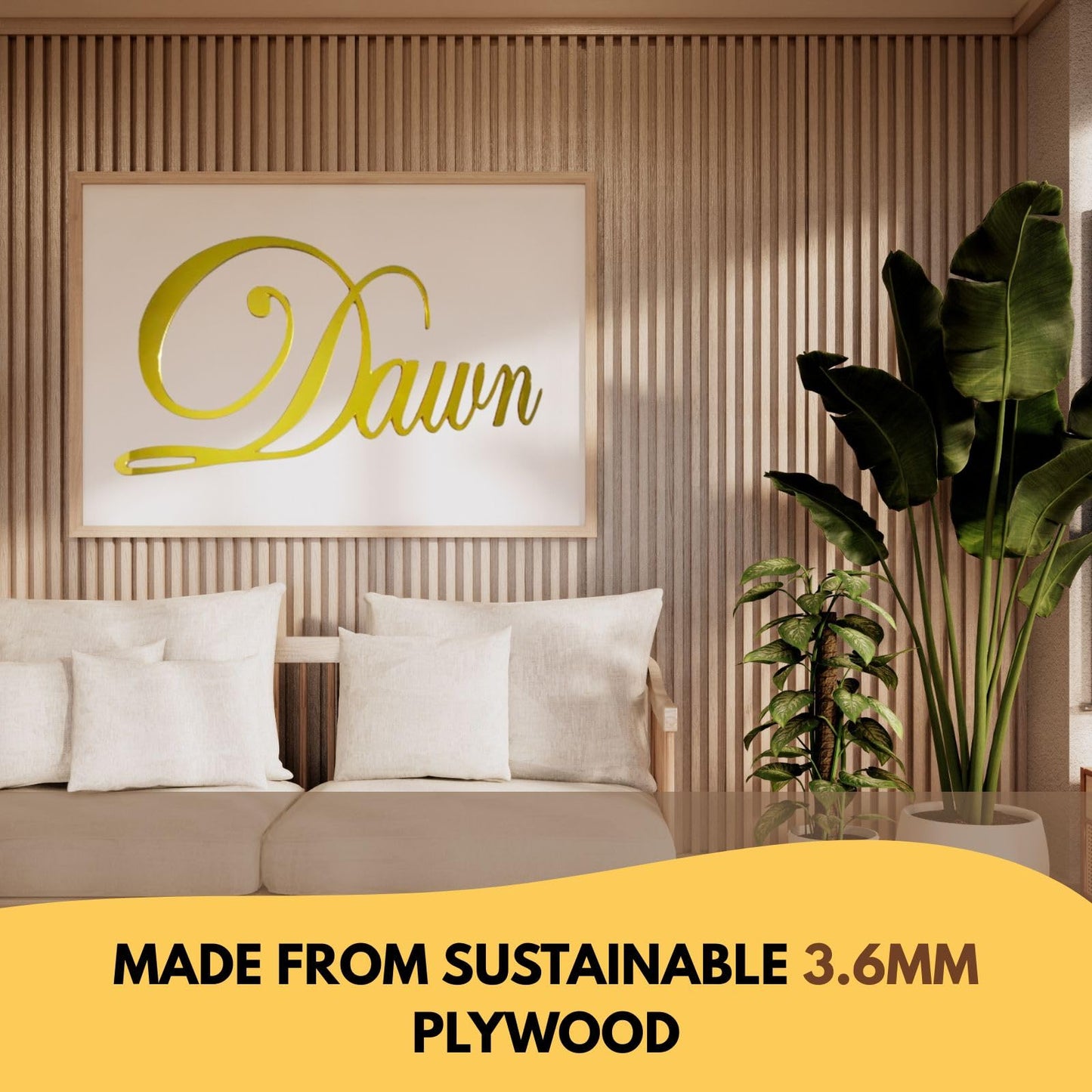 Personalised Wooden & Acrylic Name Signs by DISPLAY & WONDER