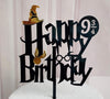 Wizard School Theme Cake Toppers Wizard Birthday Decorations Wizard Party Supplies (Option 9)