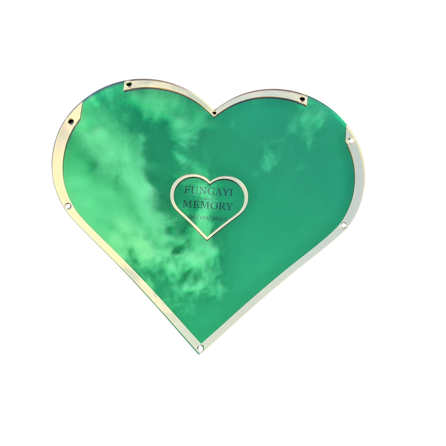 Personalised Circle or Heart Dropbox Wedding Guest Book – Alternative Acrylic & Wooden Guestbook with Hearts