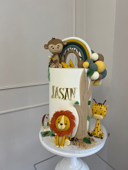 Name and Age Cake Charms Personalised Topper