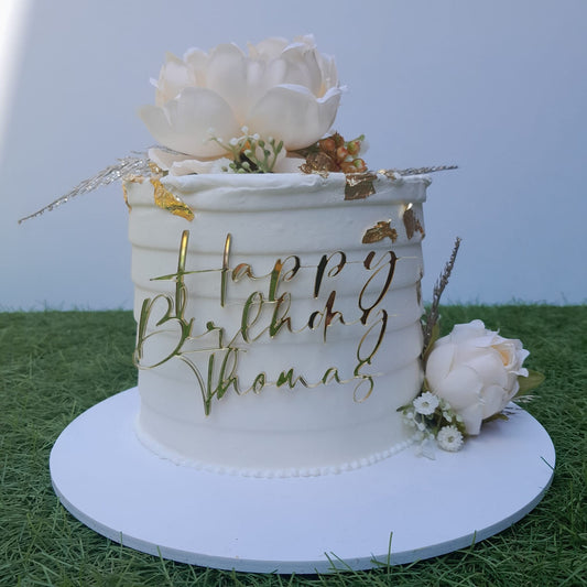 Personalized Name Cake Topper Charm for Birthdays