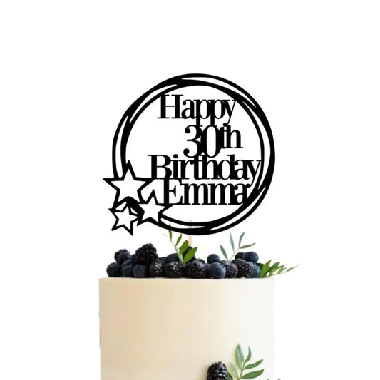 30th Birthday Cake Topper