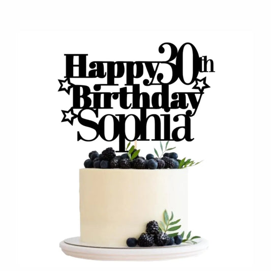 30th Birthday Cake Topper