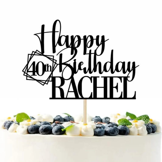 40th Birthday Cake Topper