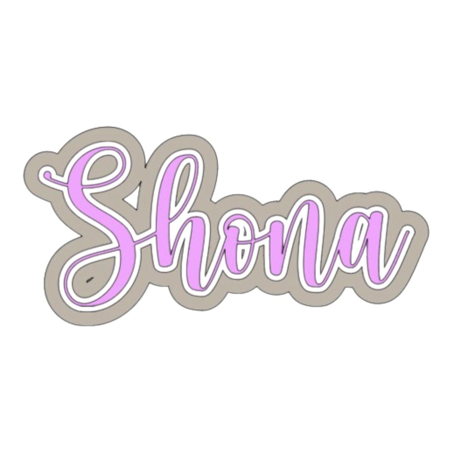 Children's Acrylic Name Sign, Multilayer Bedroom Wall Sign, Nursery Wall Art, Playroom, Girls Bedroom Decor