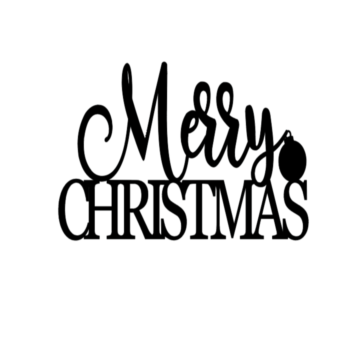 Merry Christmas Cake Toppers