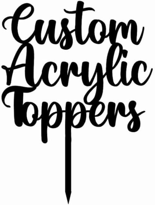 Custom Acrylic Cake Topper with Name – Personalised for All Occasions | DISPLAY & WONDER