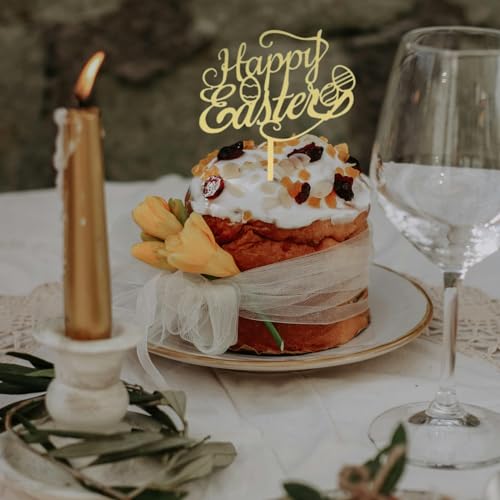 Happy Easter Acrylic Cake Topper - Bunny Ears - 3 Little Desserts