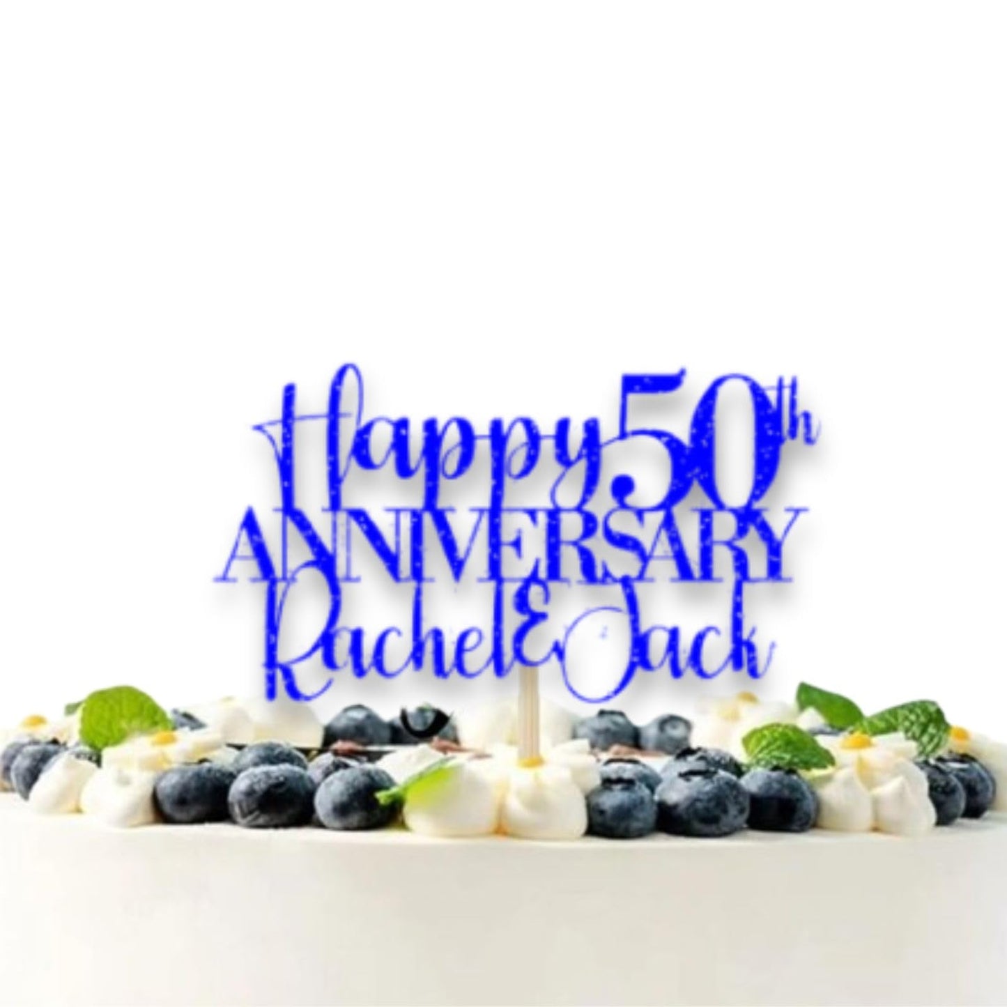 Personalised Anniversary Cake Topper, 30th Wedding Anniversary Cake Topper, Golden Anniversary Cake Topper, 30th Anniversary Cake Topper, Custom Anniversary Cake Topper by DISPLAY AND WONDER