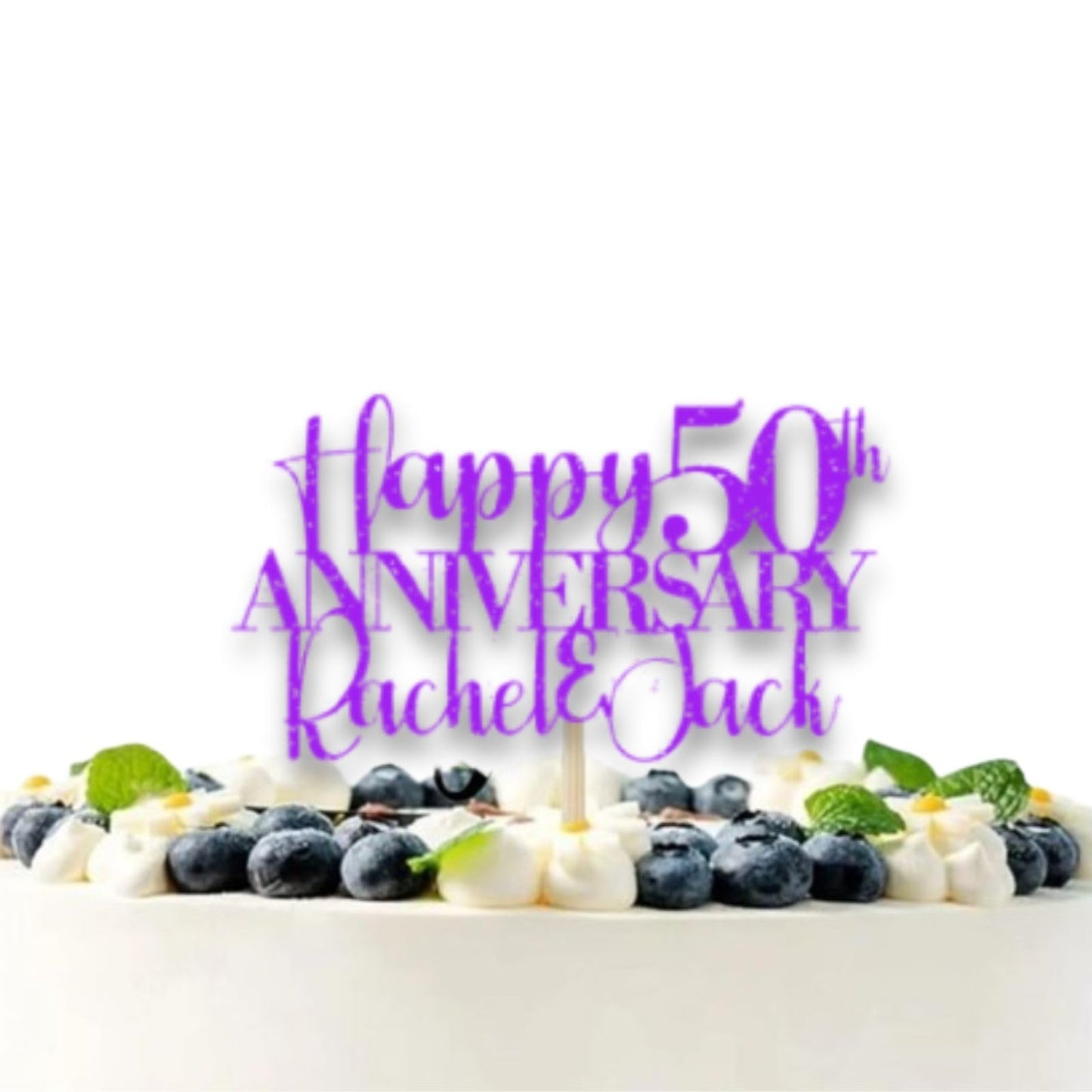 Personalised Anniversary Cake Topper, 30th Wedding Anniversary Cake Topper, Golden Anniversary Cake Topper, 30th Anniversary Cake Topper, Custom Anniversary Cake Topper by DISPLAY AND WONDER