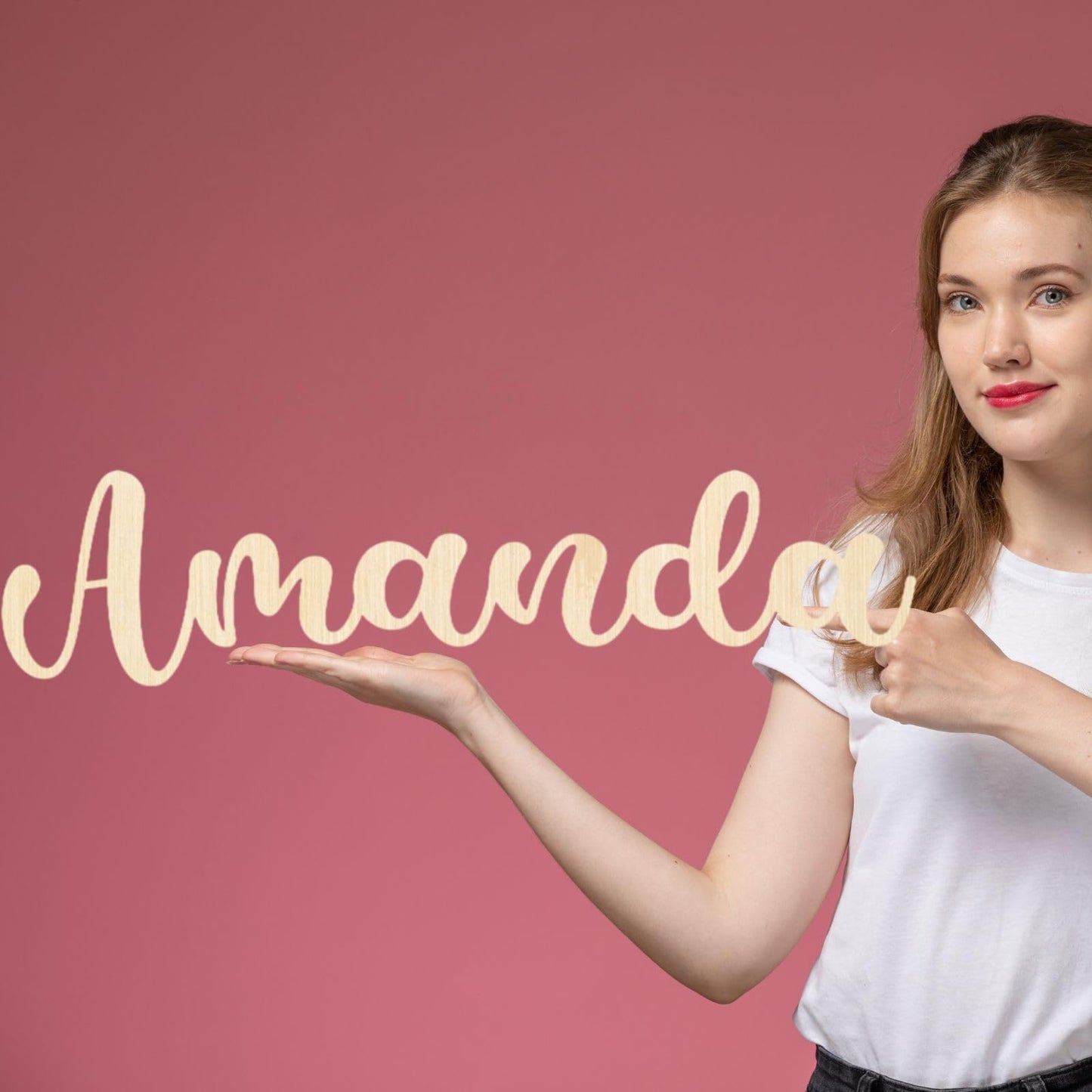 Personalised Wooden Name Sign – Custom Baby & Event Décor – 10, 15, 20 Inches – Multiple Colours