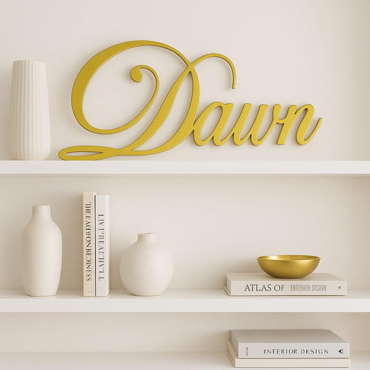 Personalised Wooden & Acrylic Name Signs  by DISPLAY & WONDER
