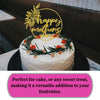 Happy Mother's Day Cake Topper Glitter Cardstock Party Favour Decoration By 3 LITTLE DESSERTS (GOLD)