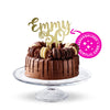 Any Message | Acrylic Custom Cake Topper - MIRROR GOLD