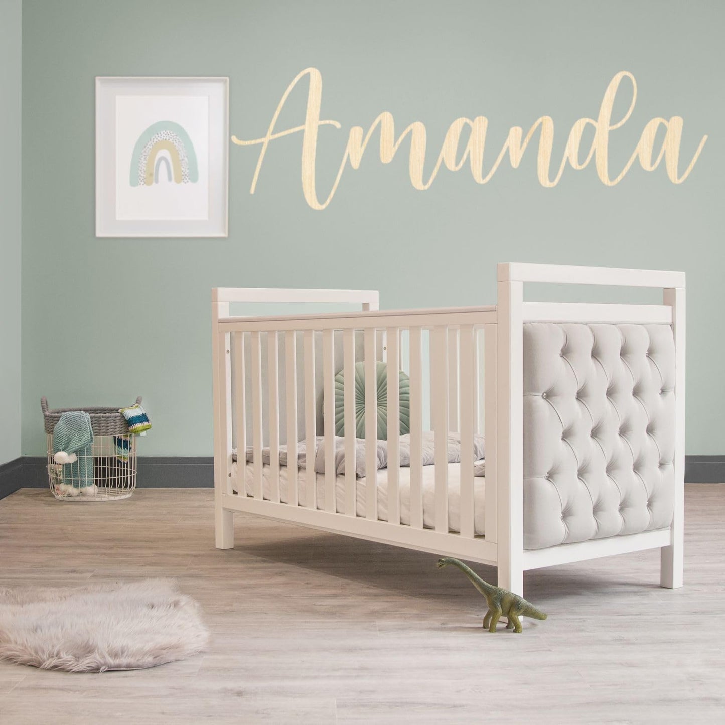 Personalised Wooden Name Sign – Custom Baby & Event Décor – 10, 15, 20 Inches – Multiple Colours