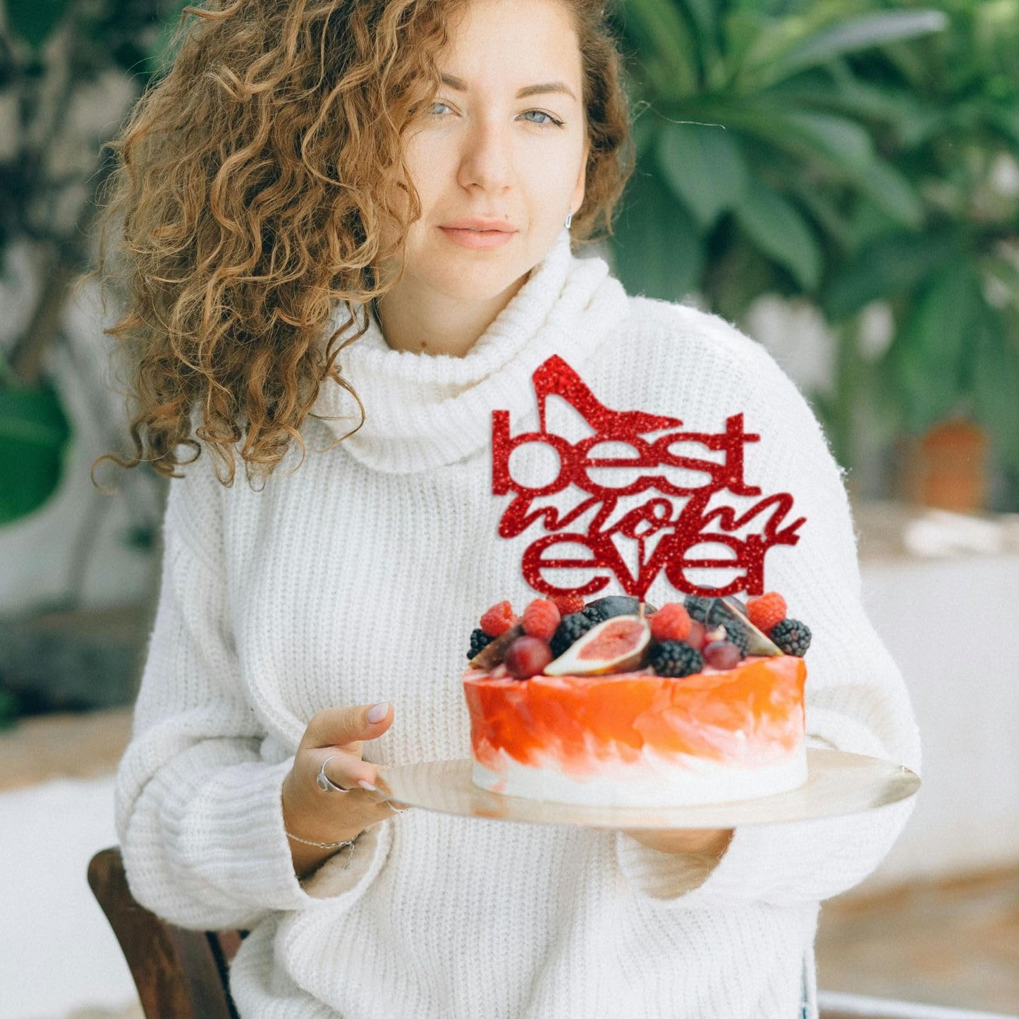 MOTHERS DAY Best Mother Ever Cake Topper Glitter Cardstock Party Decoration Toppers, Happy  Birthday Mom Cake Topper, Mom Cake Topper, Mom Birthday Gifts