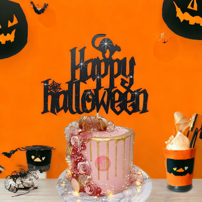 Happy Halloween Cake Topper