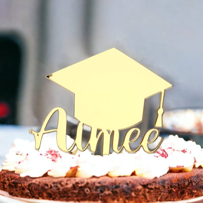 Personalised Graduation Acrylic Cake Topper