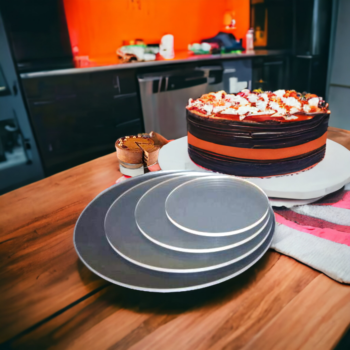 3mm Clear Acrylic Cake Disc – Custom Sizes Available | Display & Wonder