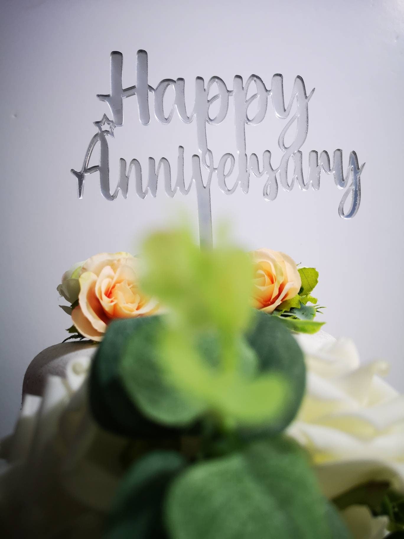 Good Luck Cake Topper, Wedding Cake Topper, Personalised, Acrylic, Birthday, Party Good Luck Name Cake Topper, Personalised Cake Decoration