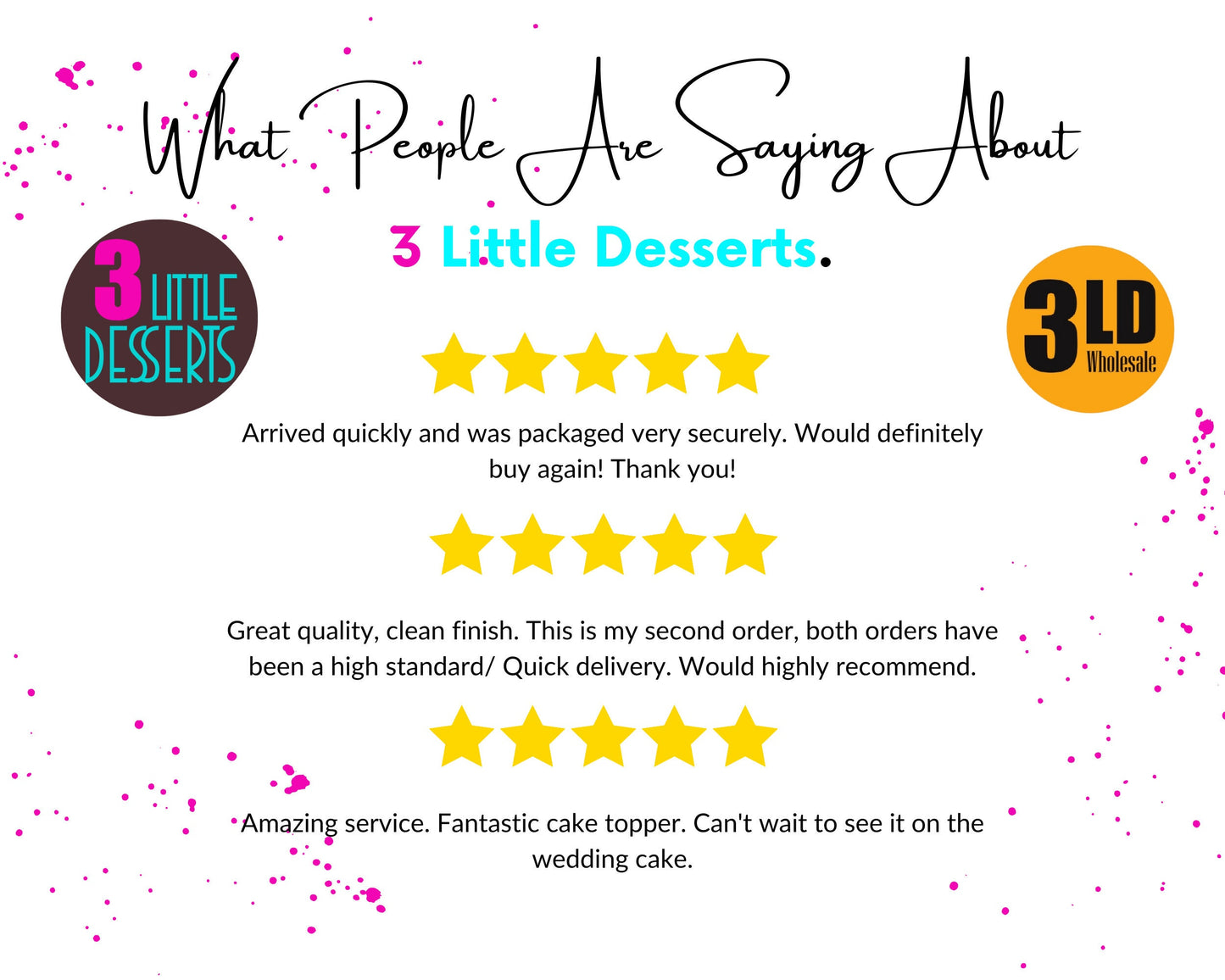 Engagement Party Cake Topper | 3mm Premium Acrylic | Party Decoration | 24+ Colours |