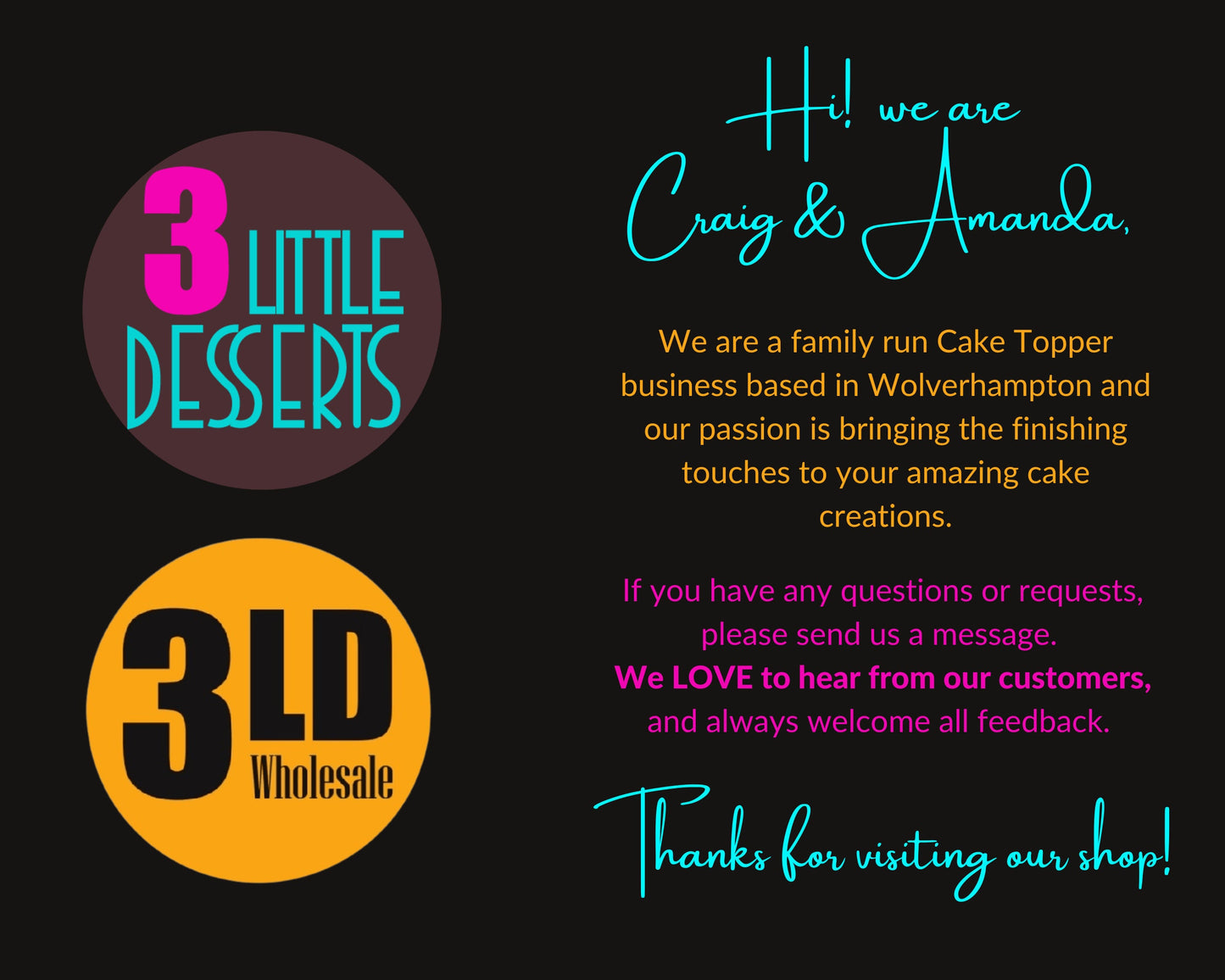 Engagement Party Cake Topper | 3mm Premium Acrylic | Party Decoration | 24+ Colours |