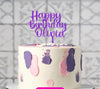 Personalized Acrylic Cake Topper for Celebrations and Special Events
