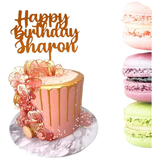 Happy Birthday Cake Topper | Acrylic Party Decorations | Any Name and Age | Birthday Party | Happy Birthday, Cake Decoration