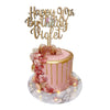 Custom Mr & Mrs Wooden Cake Decoration for Weddings