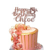 Custom Mr & Mrs Wooden Cake Decoration for Weddings