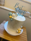 Father's Day Cake Charm for Dad and Husband, Men's Birthday Gift Topper