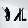 Personalized Cricket Theme Cake Topper with Name and Age