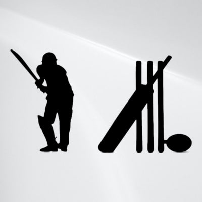 Personalized Cricket Theme Cake Topper with Name and Age