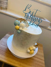 Father's Day Cake Charm for Dad and Husband, Men's Birthday Gift Topper