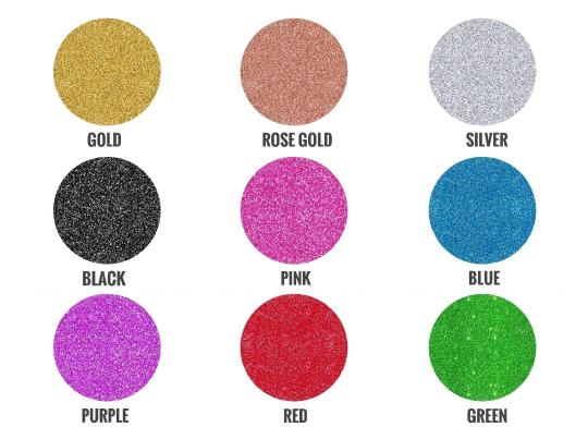 Personalised Custom Glitter Happy Birthday Party Decoration by Display and Wonder Cake Topper Any Age & Name Mum Dad Grandma Grandad 30th 40th 50th 60th 70th 80th