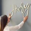 Custom Name Sign Personalized Wooden Name Sign for Nursery Wall Decor Wood Letters Baby Nursery Name Sign Wooden Sign Baby Name Sign