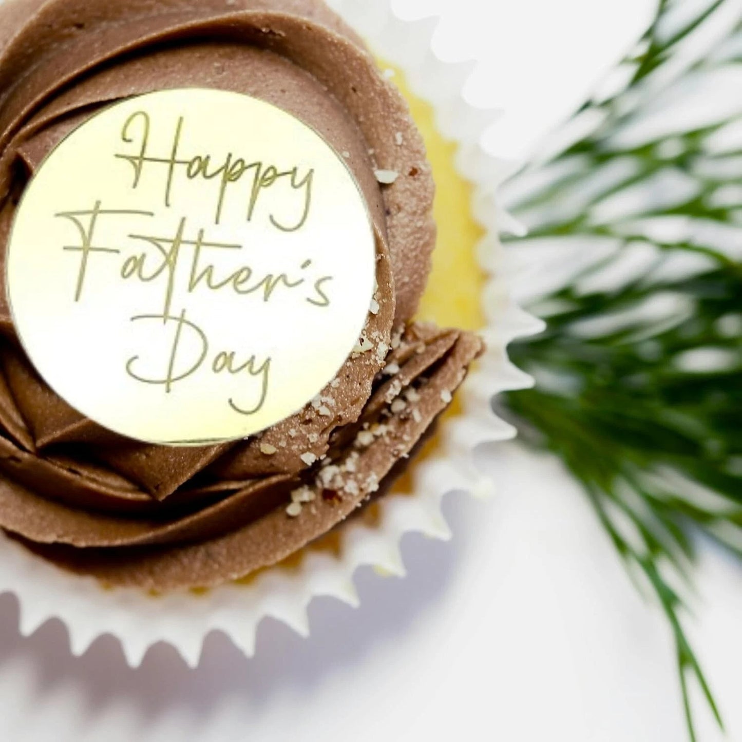 6x Happy Father's Day Cupcake Discs Father's Day Cake decorations
