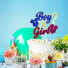 Boy or Girl Gender Reveal Cake Topper Set