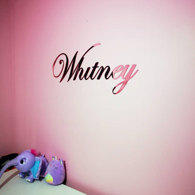 Personalised Acrylic Name , Laser Cut, Nursery Decor, Wall Decor, Custom Name Sign, Mirror Acrylic Sign