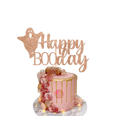 Happy Boo Day Halloween Cake Topper